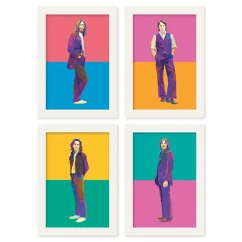 SET BEATLES COLORES