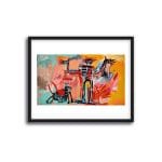 BASQUIAT - Boy and dog in a Johnnypump