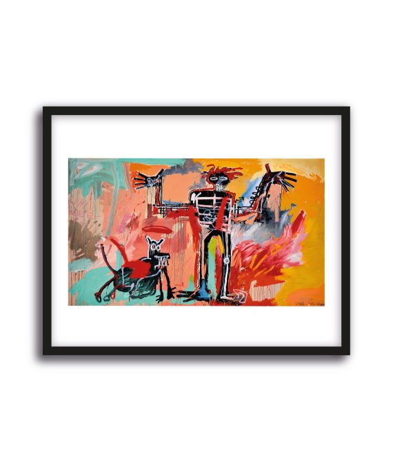 BASQUIAT - Boy and dog in a Johnnypump