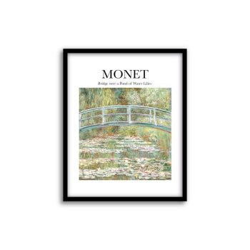 MONET - Bridge over a Pond of Water Lilies