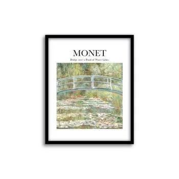 MONET - Bridge over a Pond of Water Lilies
