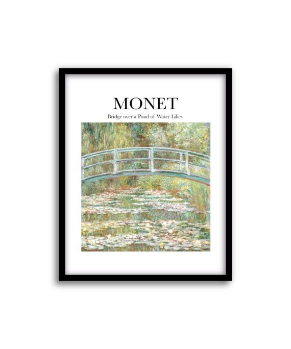 MONET - Bridge over a Pond of Water Lilies