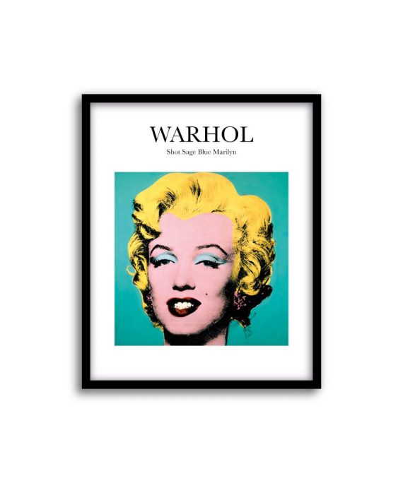 WARHOL - Shot Sage Blue Marilyn