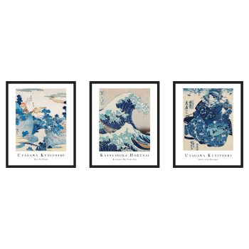 Belleza en Azul: Arte Japonés