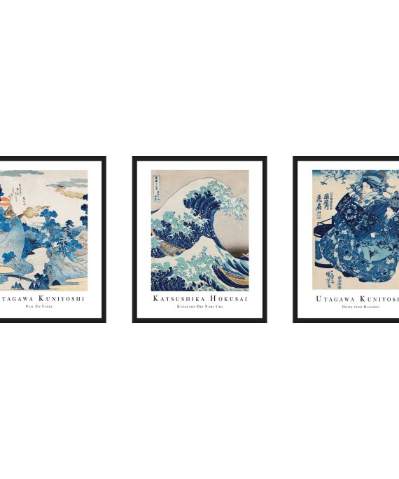 Belleza en Azul: Arte Japonés