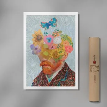 Lámina Van Gogh Flores