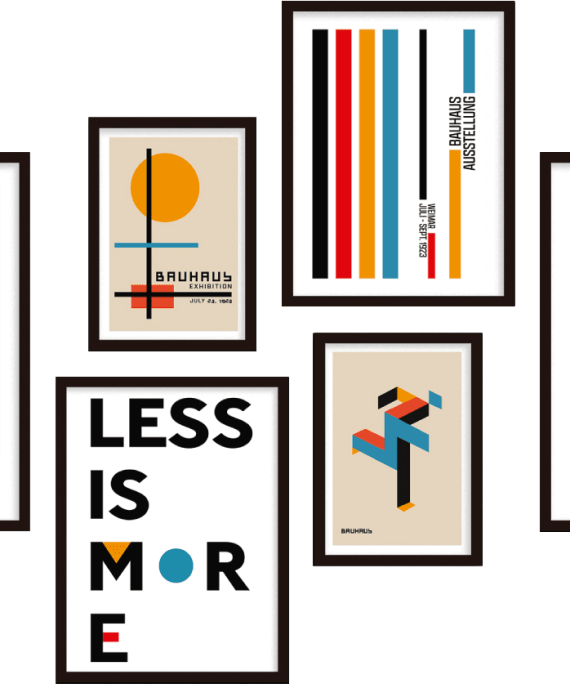 Galería de pared Bauhaus
