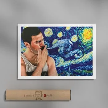 Lámina Starry Night Freddie