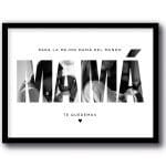 Mamá foto en marco 30x40