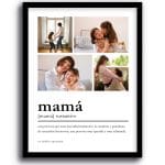 Collage Mamá foto en marco 30x40