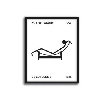 Diseño Clásico Chaise Longue - Le Corbusier