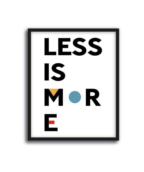 Diseño Clásico Less Is More