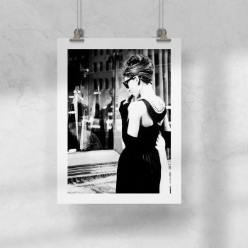 Lámina 30x40 Audrey Breakfast at Tiffany's