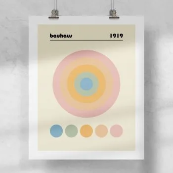 Lámina Bauhaus 1919