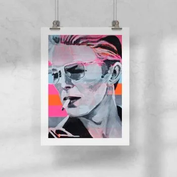 Lámina 30x40 Bowie Lentes