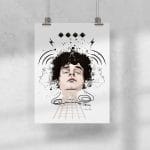 Lámina 30x40 Cerati Guitarra