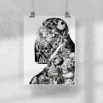 Lámina 30x40 Darth Vader Collage