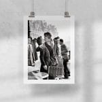 Lámina 30x40 Doisneau Le baiser de l’hôtel de ville