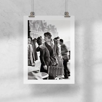 Lámina 30x40 Doisneau Le baiser de l’hôtel de ville