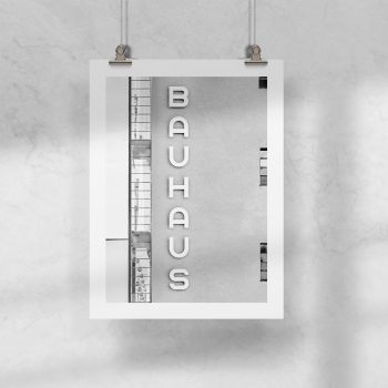 Lámina 30x40 Escuela Bauhaus