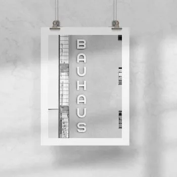 Lámina 30x40 Escuela Bauhaus