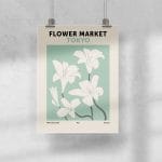 Lámina 30x40 Flower Market Tokyo