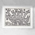 Lámina 30x40 Haring El Arbol