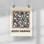 Lámina 30x40 Haring Party of Life