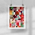 Lámina Klee Red Green and Violet Yellow