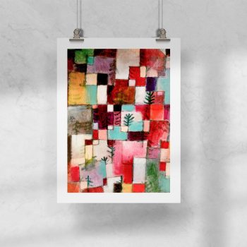Lámina Klee Red Green and Violet Yellow