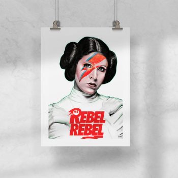 Lámina 30x40 Leia Rebel