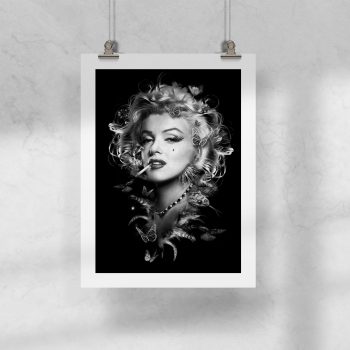 Lámina 30x40 Marilyn Mariposas