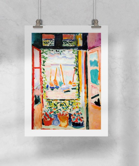Lámina Matisse Open Window
