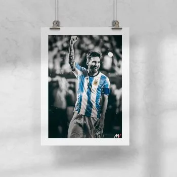 Lámina 30x40 Messi