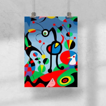 Lámina 30x40 Miro