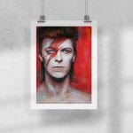 Lámina Red Bowie