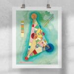 Lámina Variegation in the Triangle - Kandinsky