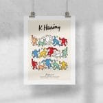 Lámina Haring - Dancer