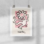 Lámina Haring - Flower