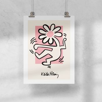 Lámina Haring - Flower