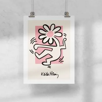 Lámina Haring - Flower