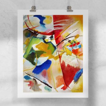 Lámina Painting with Green Center - Kandinsky