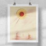 Lámina Strahlen - Kandinsky