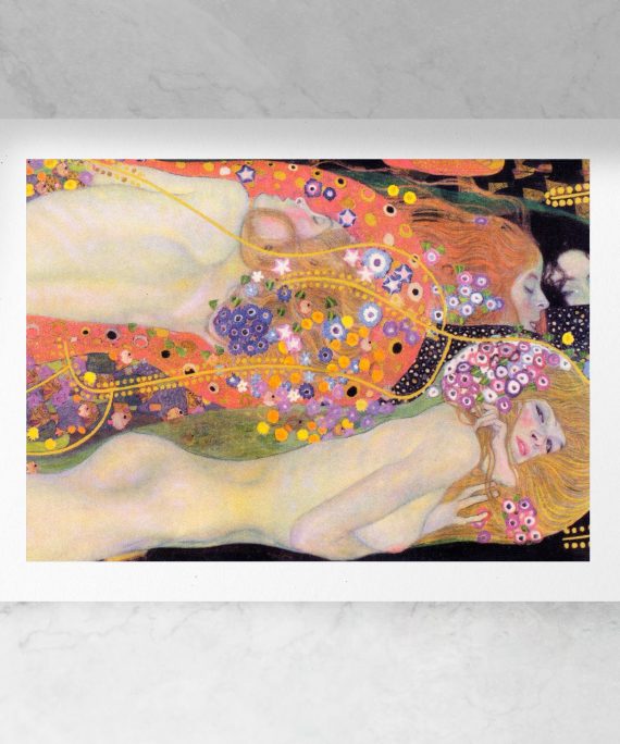 Lámina Water Serpents II - Klimt