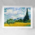 Wheat Field with Cypresses - Van Gogh