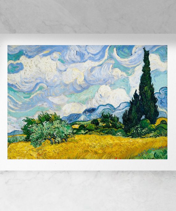 Wheat Field with Cypresses - Van Gogh
