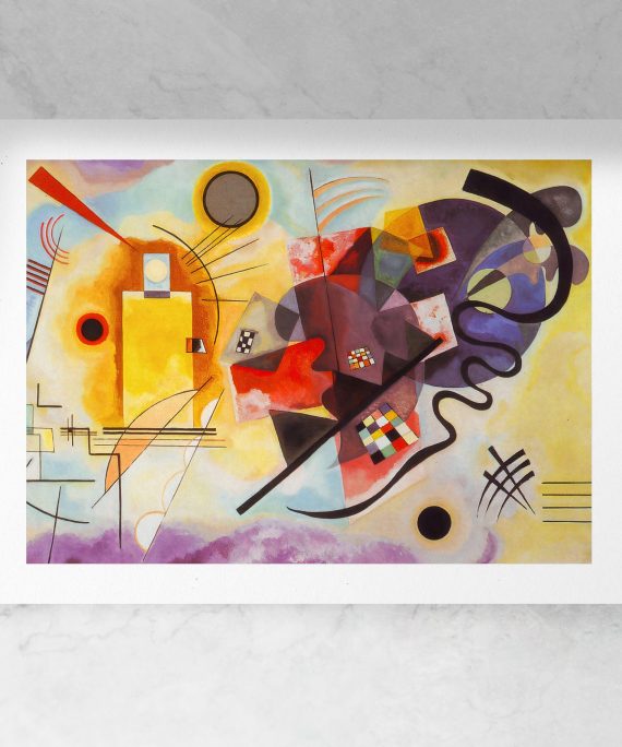Lámina Yellow Red Blue - Kandinsky