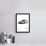 Cuadro 20x30cm - Porsche 911 GT3 RS (992)