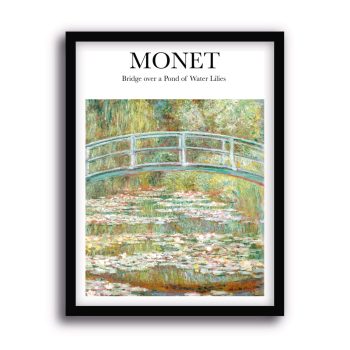 MONET - Bridge over a Pond of Water Lilies 30x40