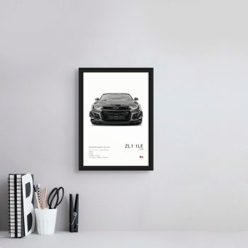 Cuadro 20x30cm - Chevrolet Camaro ZL1 1LE